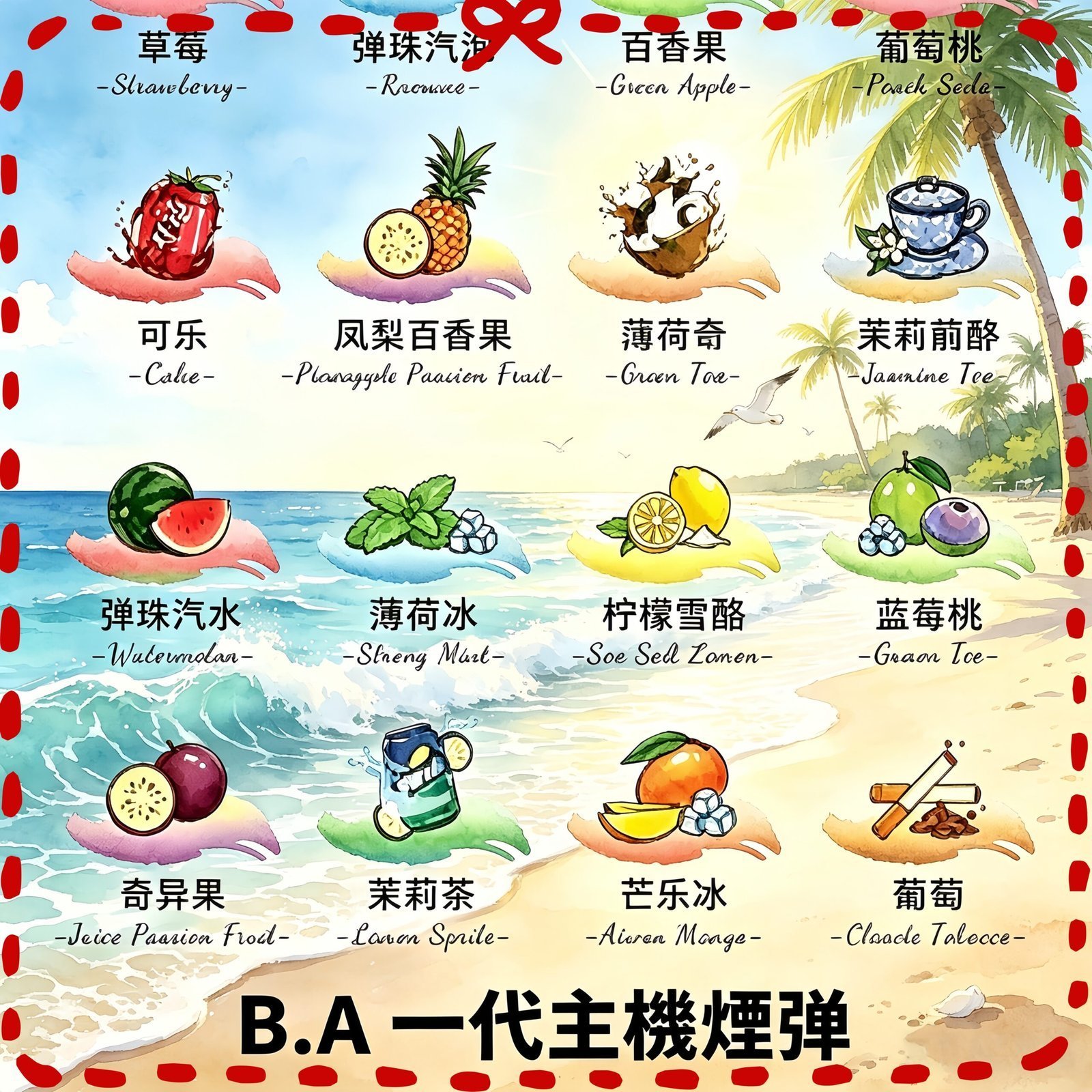 B.A一代電子煙煙彈-scaled-1.jpg B.A 一代煙彈:圖片 1